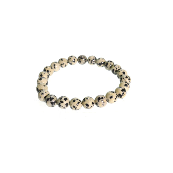 Tumbled 8mm Gemstone Bead Stretch Bracelet