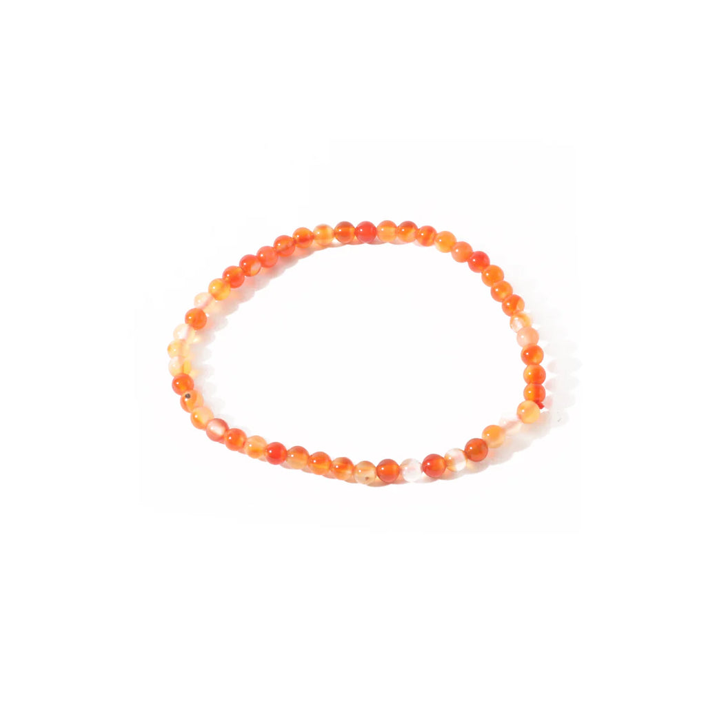 Tumbled 4mm Gemstone Bead Stretch Bracelet