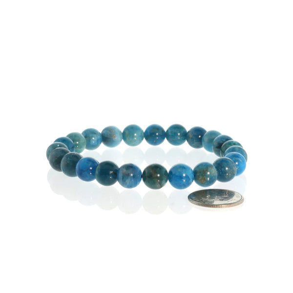 Tumbled 8mm Gemstone Bead Stretch Bracelet