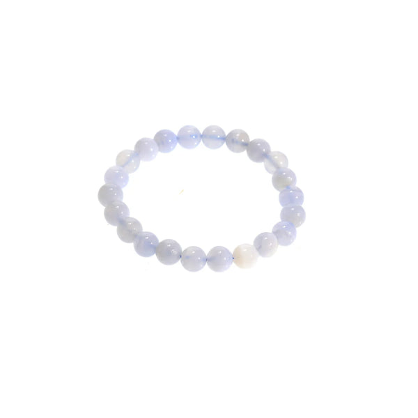 Tumbled 8mm Gemstone Bead Stretch Bracelet