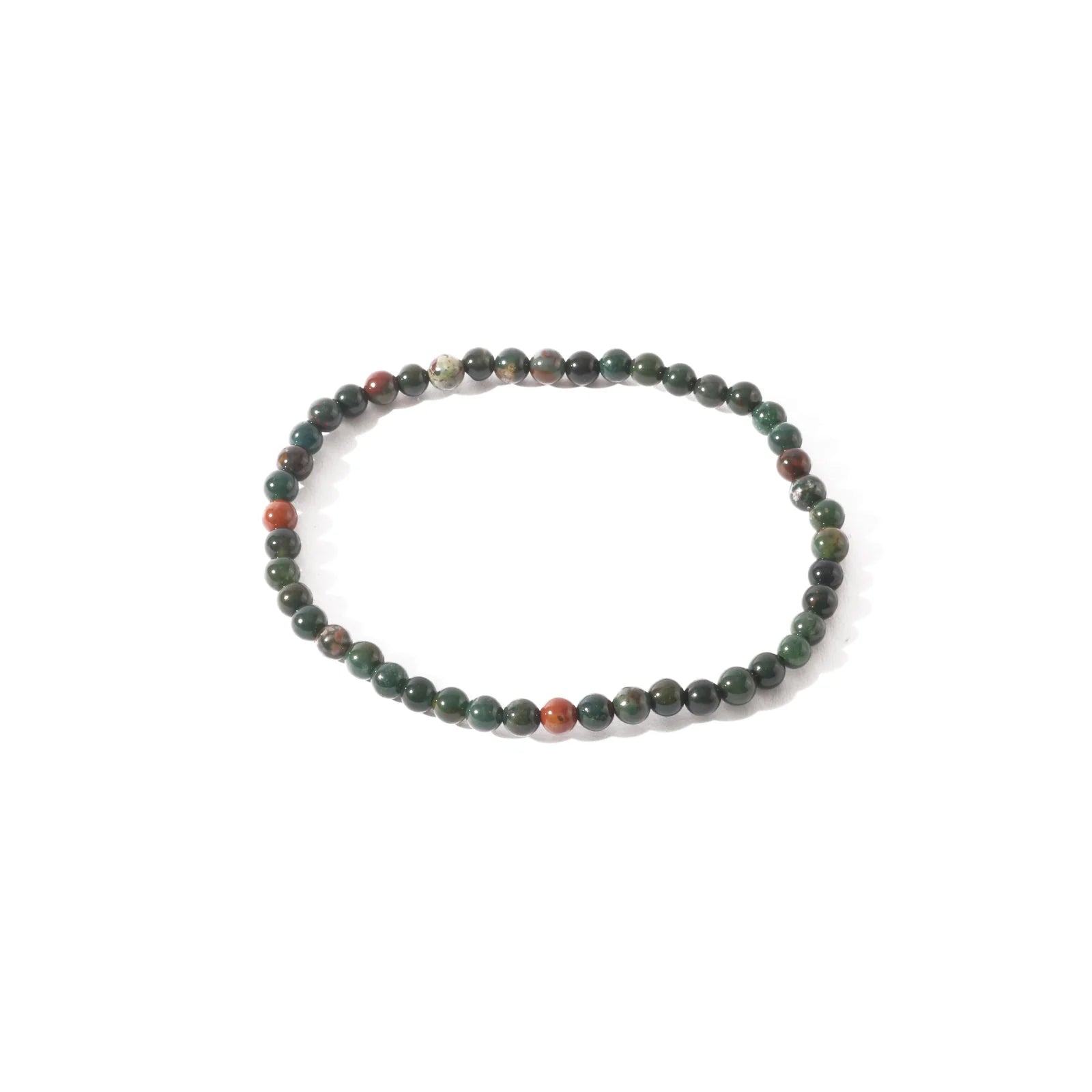 Tumbled 4mm Gemstone Bead Stretch Bracelet