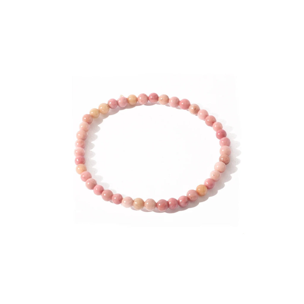 Tumbled 4mm Gemstone Bead Stretch Bracelet