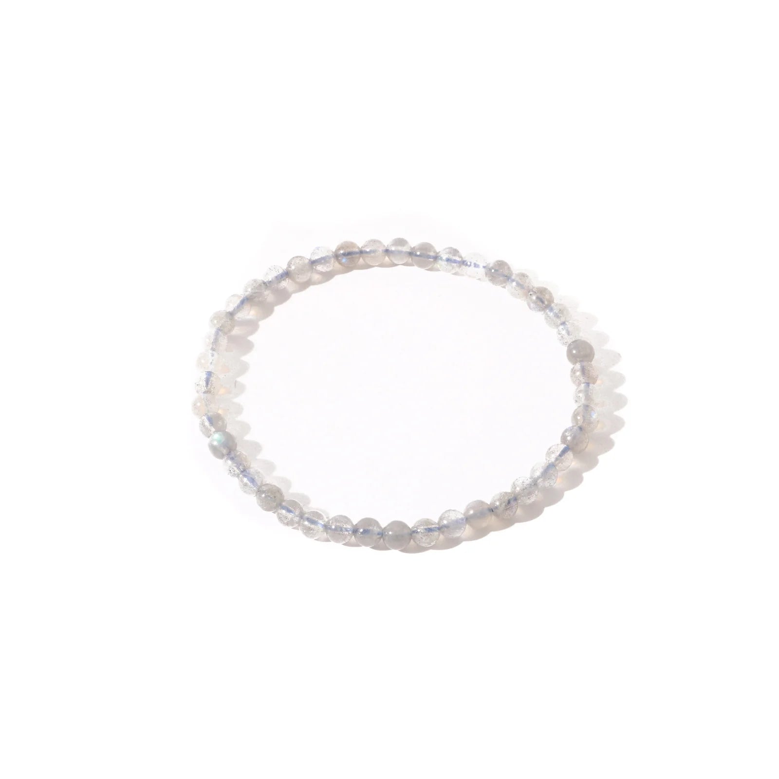 Tumbled 4mm Gemstone Bead Stretch Bracelet