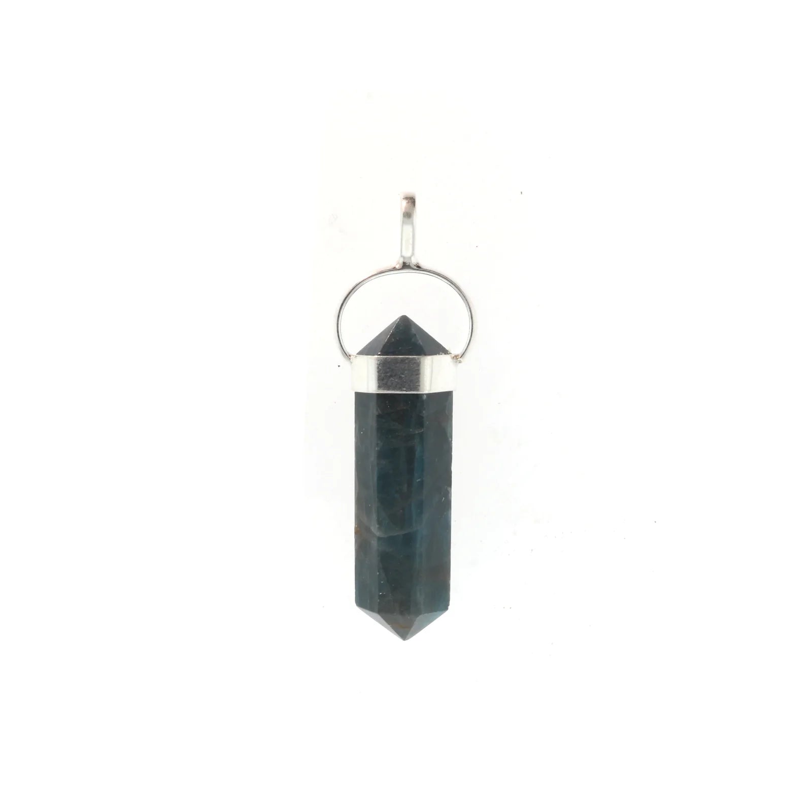 Apatite Blue Double Terminated - 925 Sterling Silver Pendants