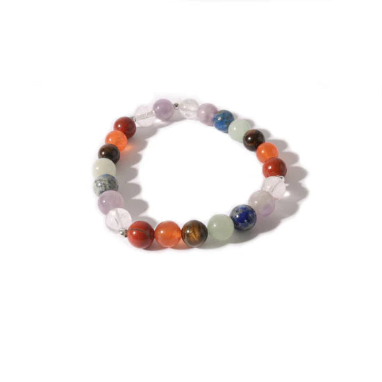 Tumbled 8mm Gemstone Bead Stretch Bracelet