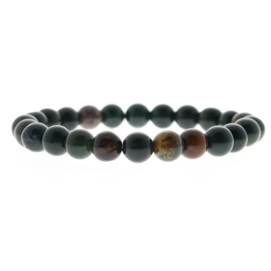 Tumbled 8mm Gemstone Bead Stretch Bracelet