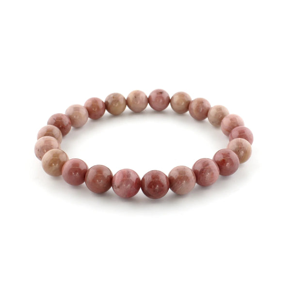 Tumbled 8mm Gemstone Bead Stretch Bracelet