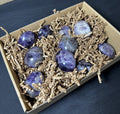 Chevron Amethyst Palm Stone