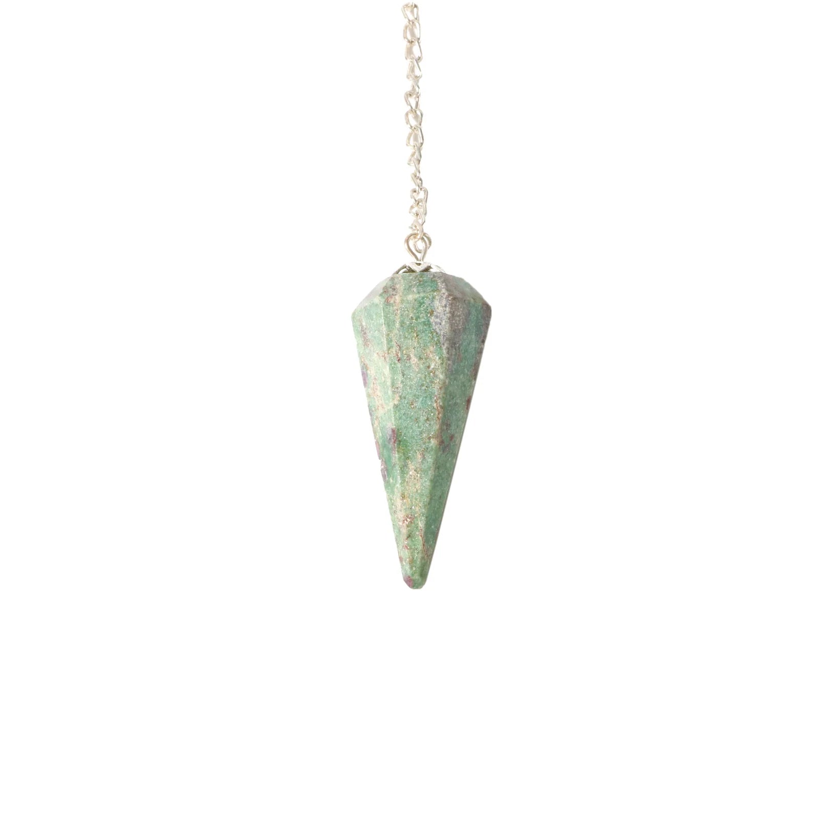 Ruby Zoisite Pendulum 6 side