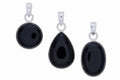 Black Obsidian .925 Sterling Silver Pendant – Protection & Truth Crystal Jewelry