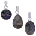 Labradorite .925 Sterling Silver Pendant – Magic & Transformation Crystal Jewelry