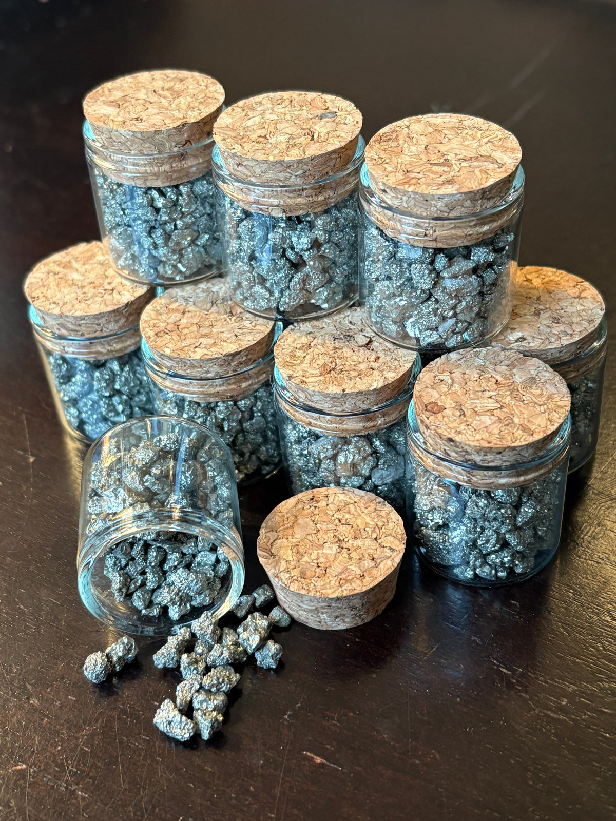 The Apothecary’s Prosperity Jar | Natural Pyrite Pebbles