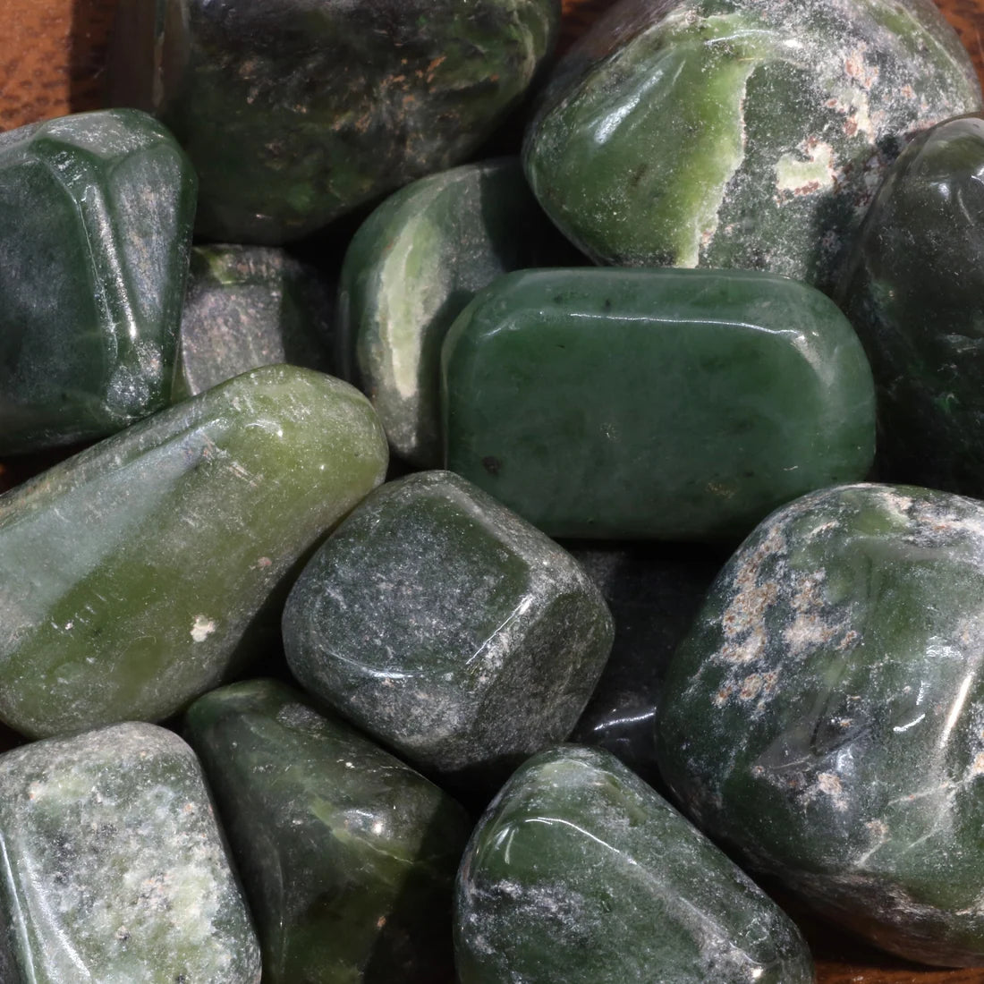 Nephrite Jade Tumbled Stone | The Stone of Prosperity & Harmony