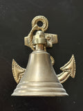 Vintage Brass Nautical Anchor Bell