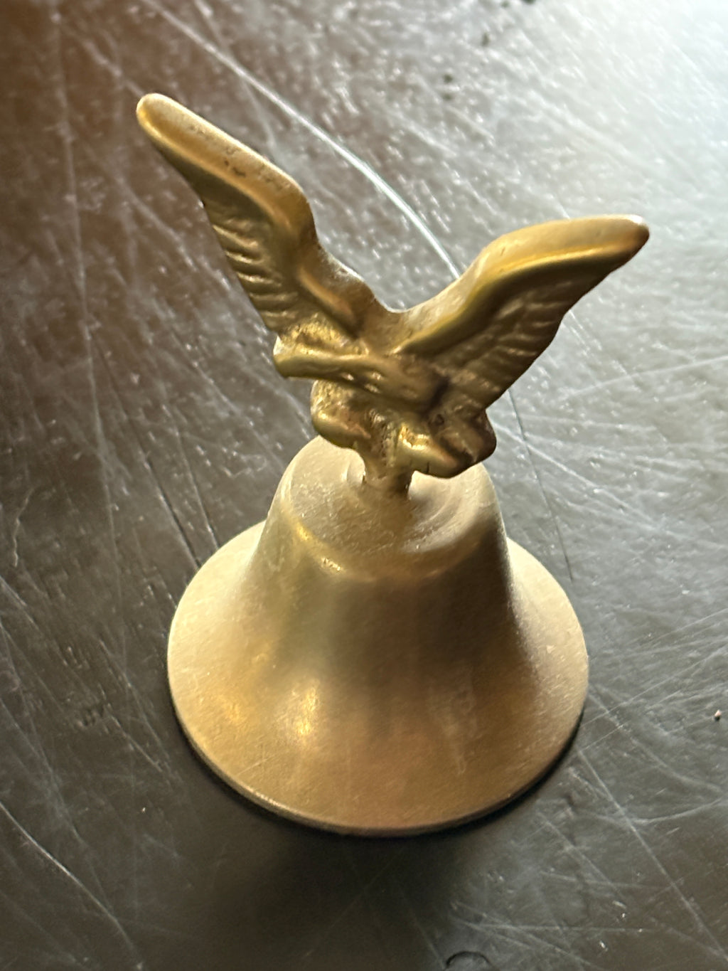 Vintage Brass Eagle Handle Ritual Bell