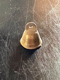 Vintage Petite Micro Brass Amulet Bell
