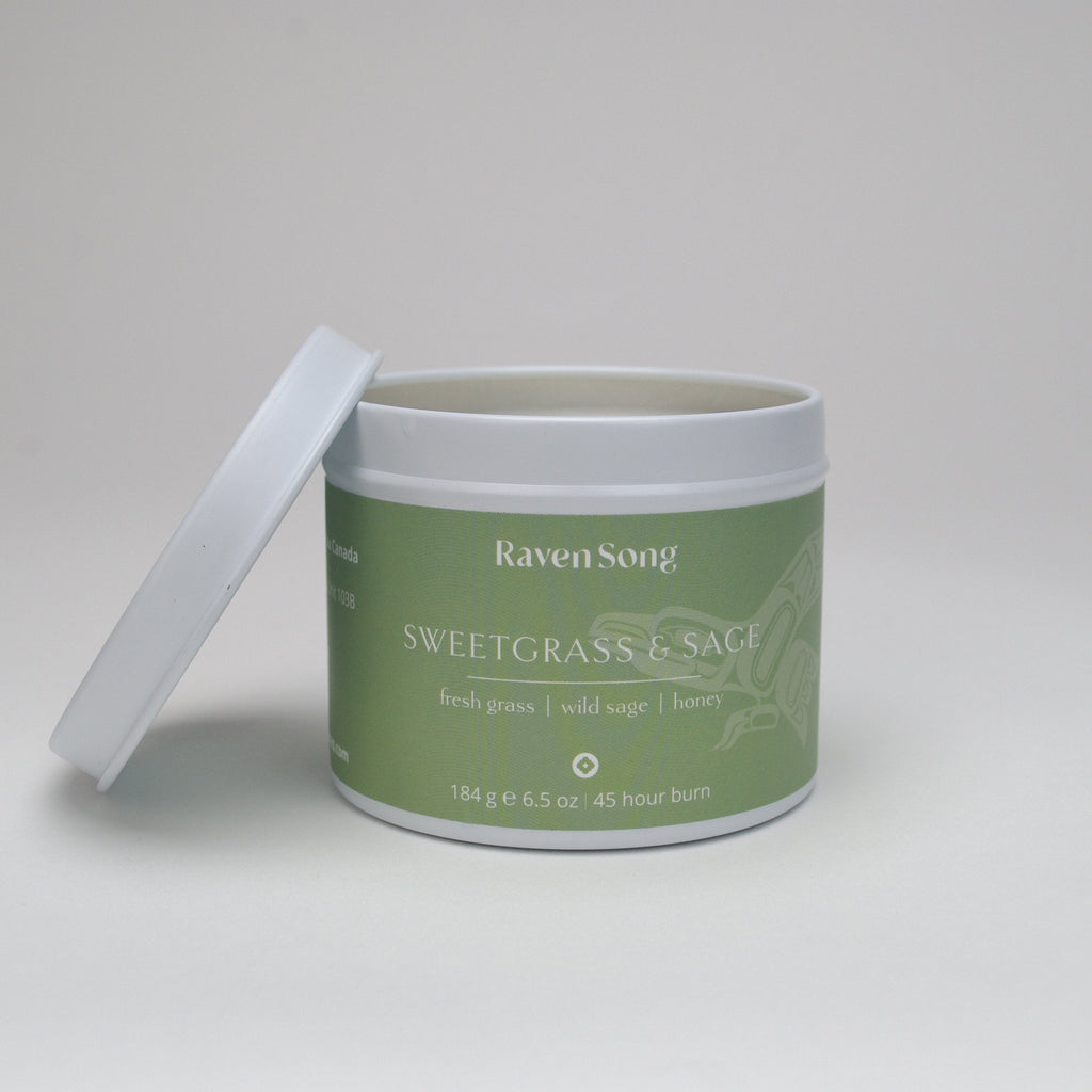 Sweetgrass & Sage Candle | Fresh Grass + Wild Sage + Honey