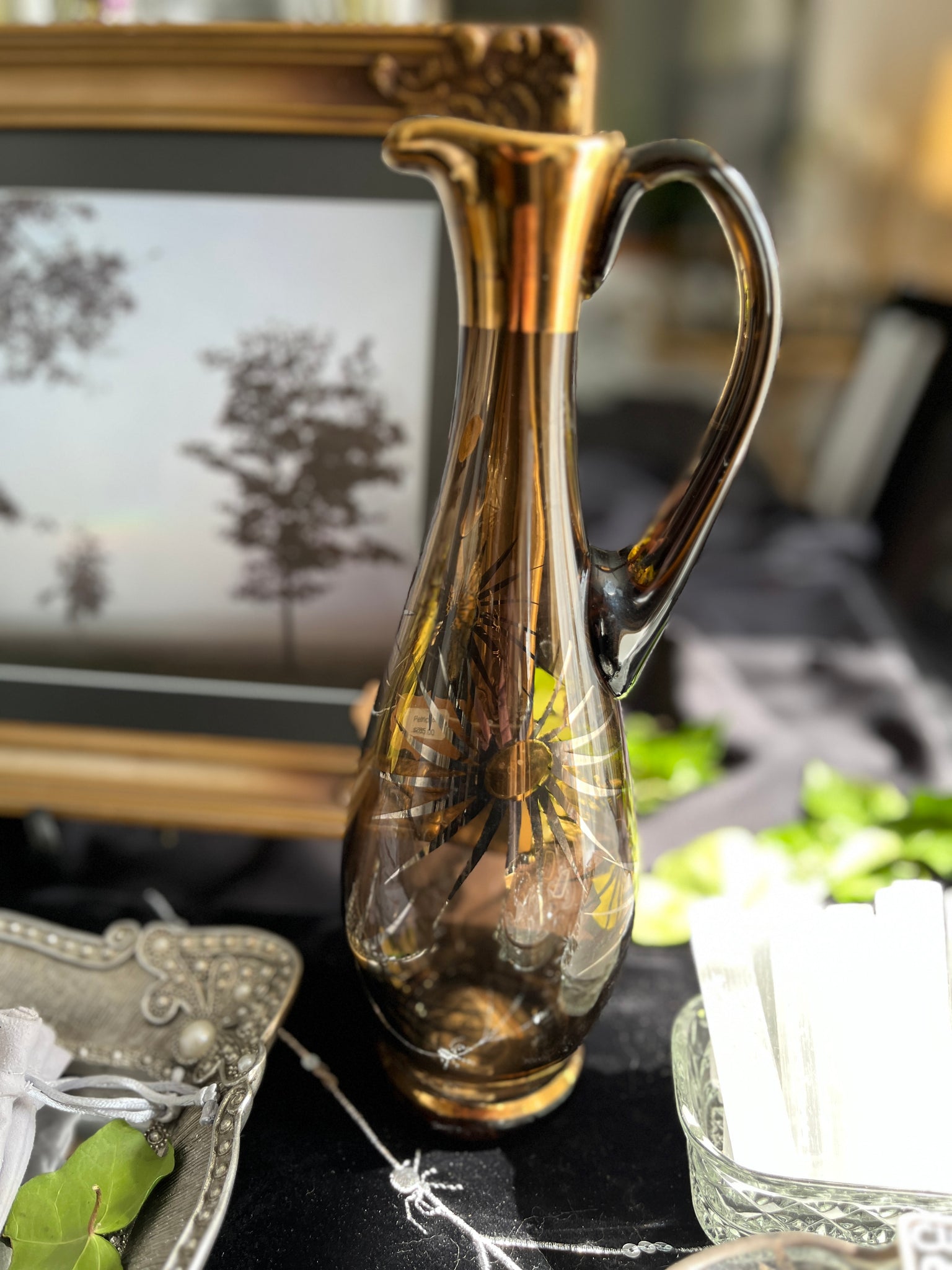 Brown Amber Decanter