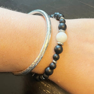 Black Agate Bracelet by Brent McMaster