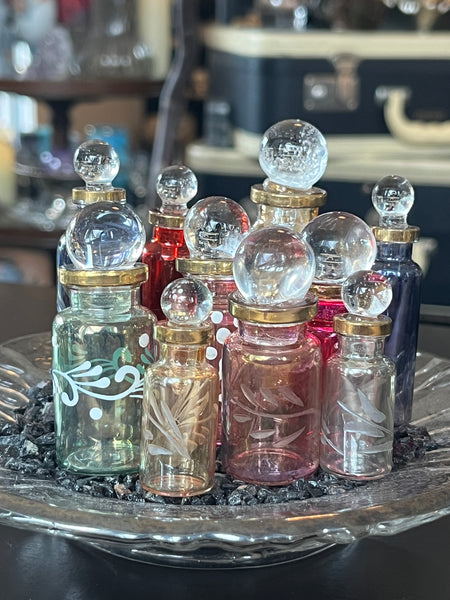 Glass Miniature Perfume Bottles