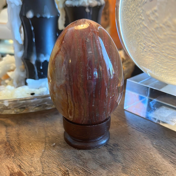 Red Jasper Polished Egg 2 3/8" to 3"