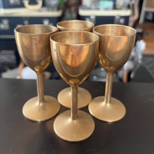 Vintage Brass Chalice 4”