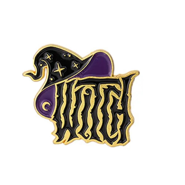 Enamel Witch Pin