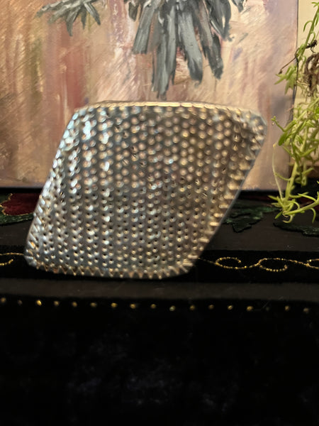 Metal Basket w/ Flowers