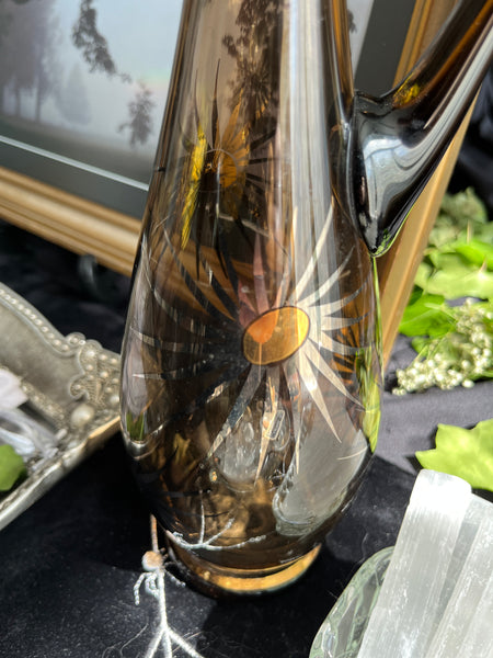 Brown Amber Decanter