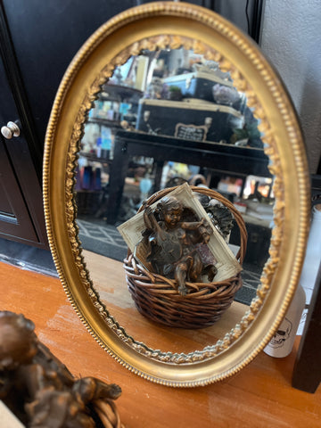 Vintage Oval Mirror