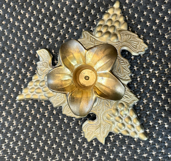 Brass Grape Candle Stick