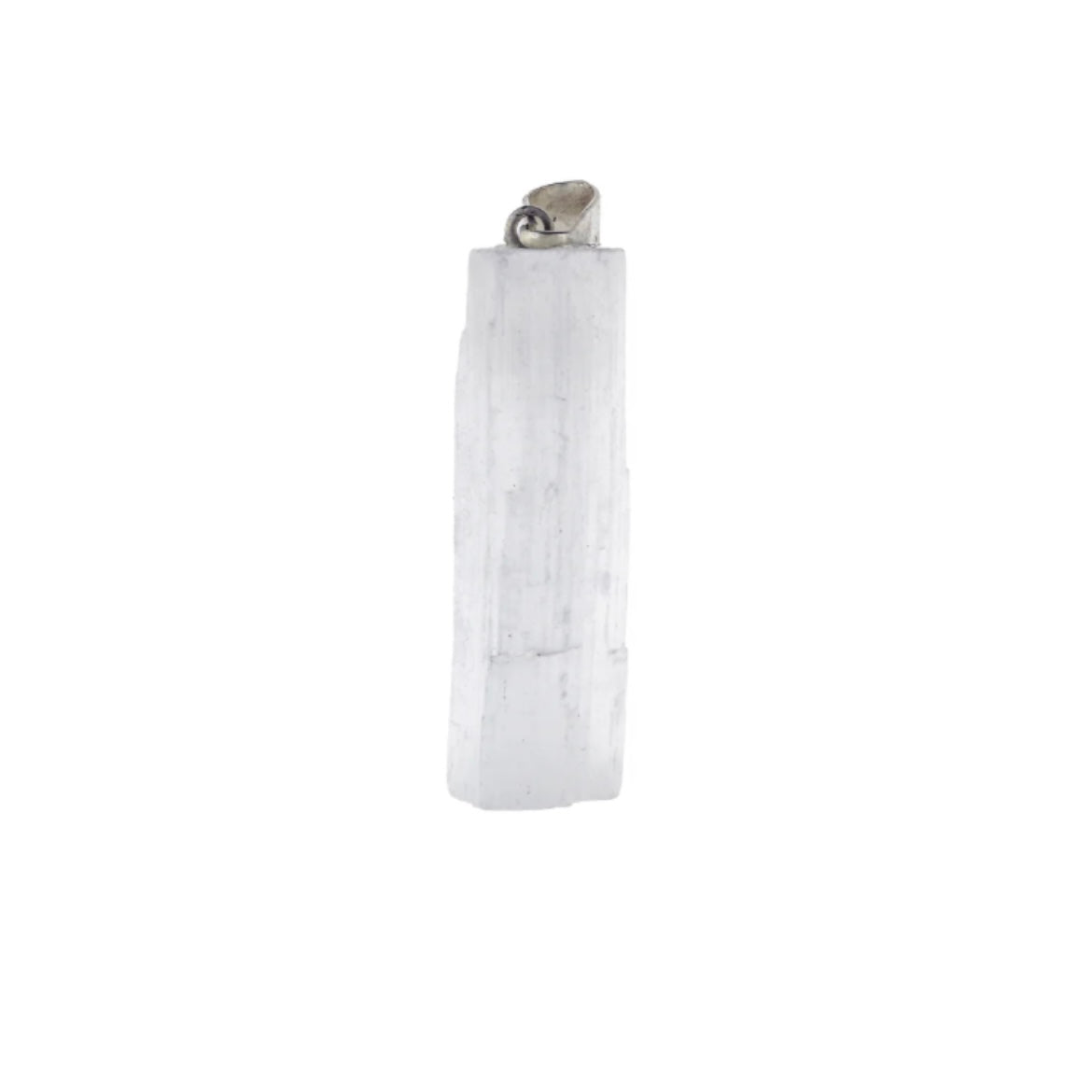 Selenite (Satin Spar) Rough Pendant