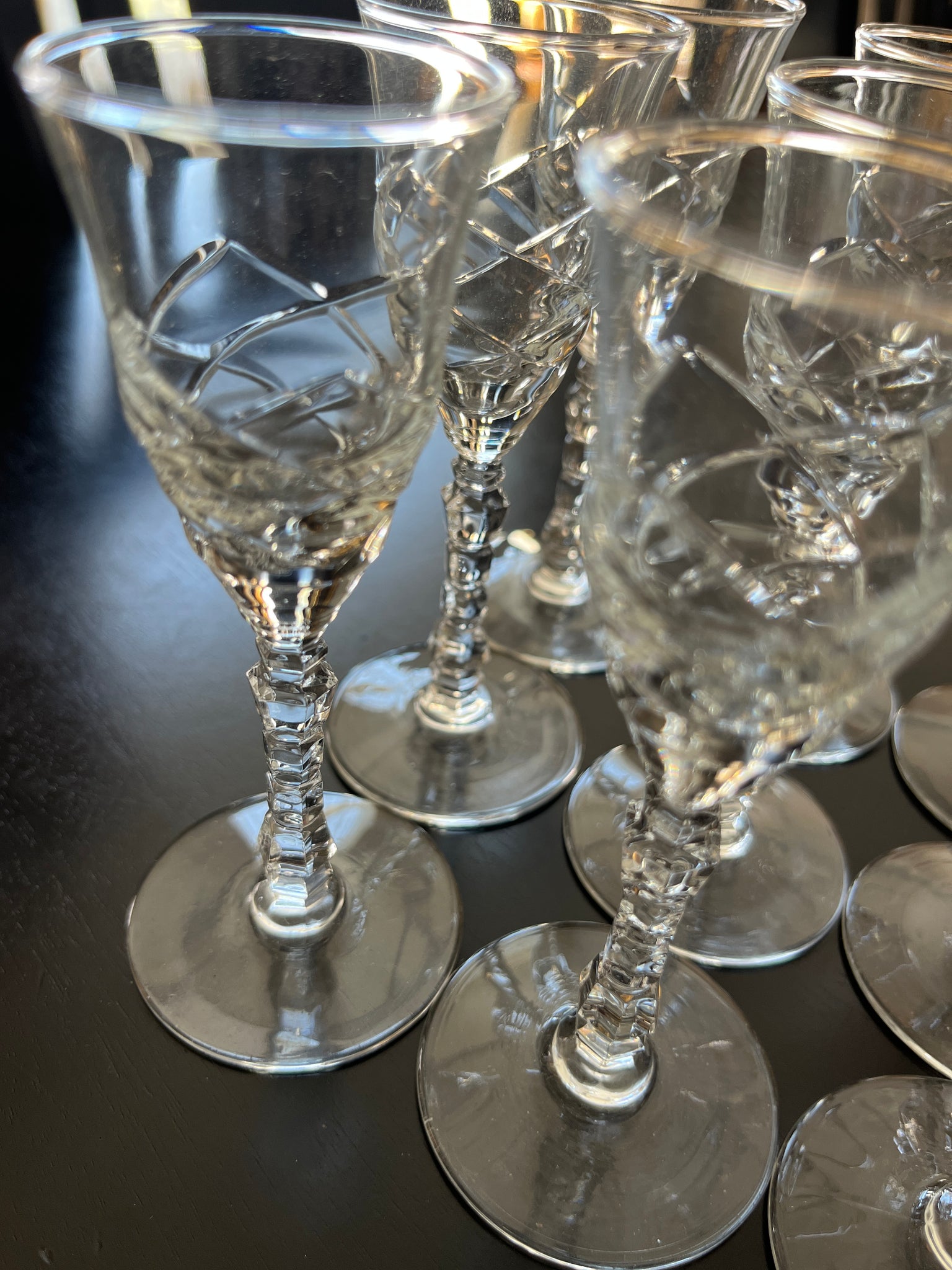 Libbey Rock Cordial 9 pc set