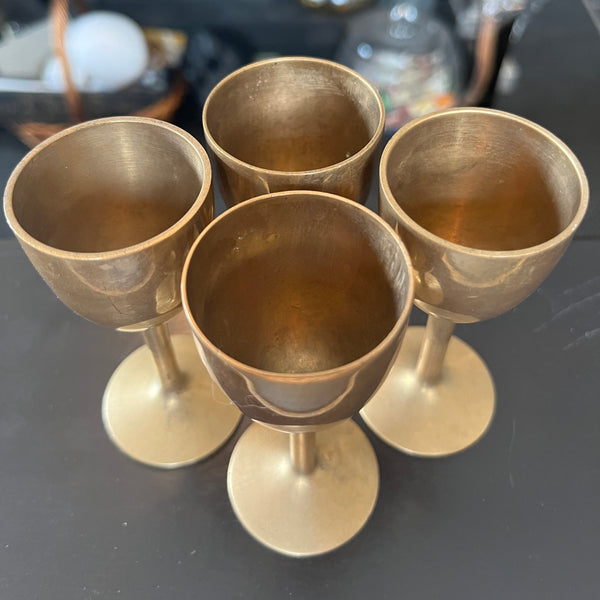 Vintage Brass Chalice 4”