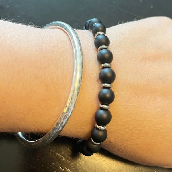 Black Agate Bracelet by Brent McMaster