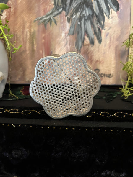 Metal Basket w/ Flowers