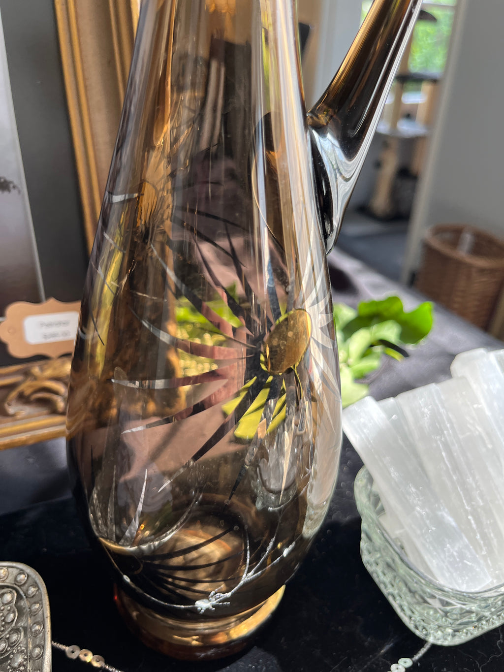 Brown Amber Decanter
