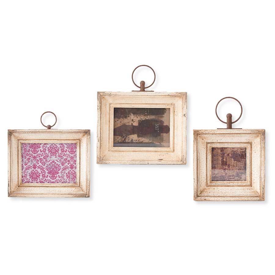 White Vintage Wood Frames