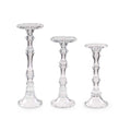 Glass Candleholders