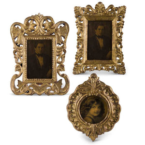 Antique Gold Ornate Photo Frames