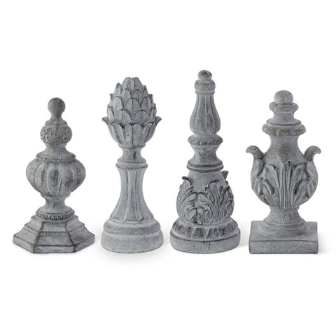 Mini Gray Resin Finials