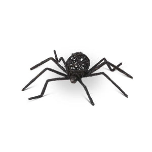Black Glitter Wire Spider 16"