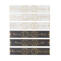 Halloween Wooden Message Signs w/ Gold Lettering
