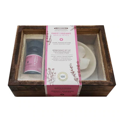 Essential Oils Gift Set & Ceramic Diffuser