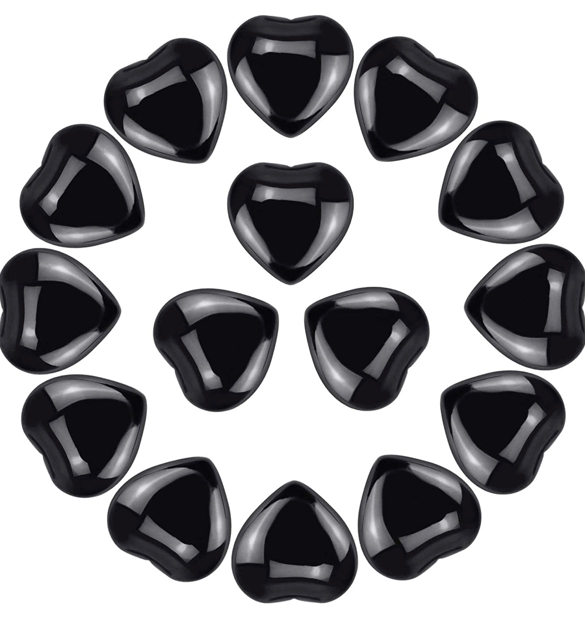 Hearts Pouch w/ Black Candle