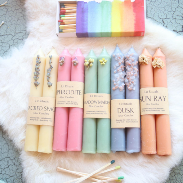 Beeswax Alter Candles