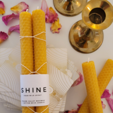 SHINE Beeswax Candles