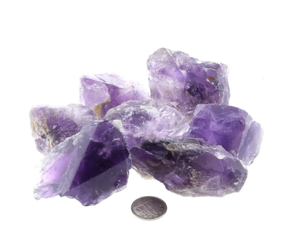 Amethyst Rough Stone – Intuition & Spiritual Protection Healing Crystal (E Grade)