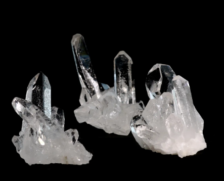 Clear Quartz E Clusters - Pack of 3