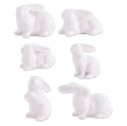 White Porcelain Bunnies